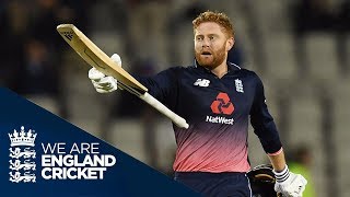 Bairstow Century Helps Seal 40 Series Win  England v West Indies 5th ODI 2017 [upl. by Enidan]