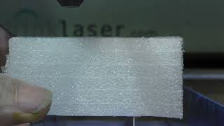 RDWorks Learning Lab 227 Cutting 40mm Polyethylene Foam [upl. by O'Malley]