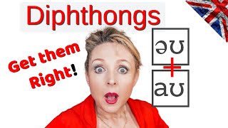 How to Pronounce Diphthongs  Learn British English RP Accent  əʊ  aʊ [upl. by Hootman]