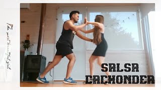 Salsa Cachondea Choreography By Natalia Bahamondes y Angel Zapata [upl. by Yrro]