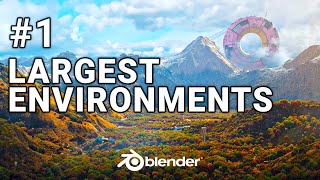 Largest Cinematic Environments in Blender [upl. by Eruot]