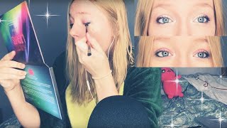 ASMR Doing My Eye Makeup 2 Whispered – Relaxing Tapping amp Crinkling Sounds [upl. by Otila]