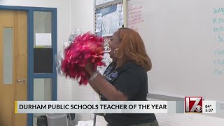 Hillside High School educator chosen as Durham Teacher of the Year [upl. by Matless]