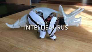 quotIntellisaurusquot the quadruped walking robot kit [upl. by Hessney]