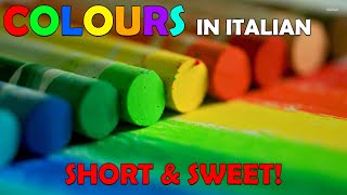 Colours in Italian Short and Sweet Vocabulary Reinforcer Series [upl. by Lyndon]