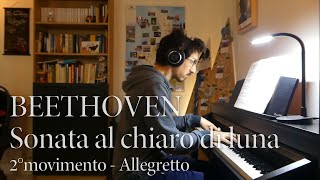 Beethoven  quotSonata al chiaro di lunaquot sonata n14 op27 n2  2°movimento Allegretto [upl. by Nylarat]