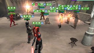 Arena PvP  Darth Bane Datacron vs Leia Organa v1 SWGoH Counter GL [upl. by Irmine]