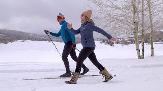 How to Cross Country Ski A Beginner’s Guide  Part 2  PSIAAASI [upl. by Oisacin]