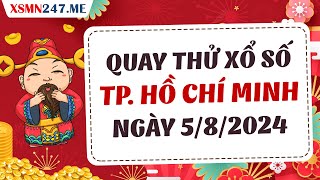 Quay thử xổ số Hồ Chí Minh ngày 5 tháng 8 năm 2024  Quay thử XSHCM Giờ Hoàng Đạo hôm nay [upl. by Standford708]