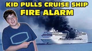 Kid Temper Tantrum Pulls Fire Alarm On Cruise Ship  Yelled At By Parent Original [upl. by Bergstrom]