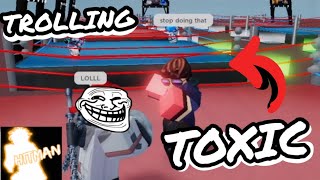 TROLLING TOXIC PLAYERS WITH OP STYLES  UNTITLED BOXING GAME [upl. by Orabla314]