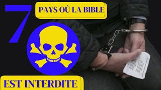 7 PAYS OÙ LA BIBLE EST INTERDITE [upl. by Falkner]