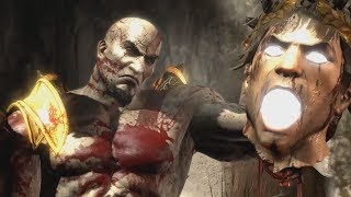 God of War 3  Kratos Rips Off Helios Head [upl. by Monaco]