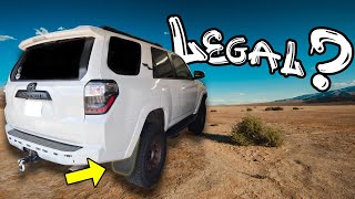 I Deleted the Mud Flaps on my Toyota 4Runner [upl. by Eirojam130]