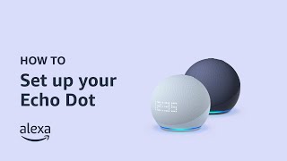 How to set up your Echo Dot 5th Gen  Amazon Echo [upl. by Ardnikal406]