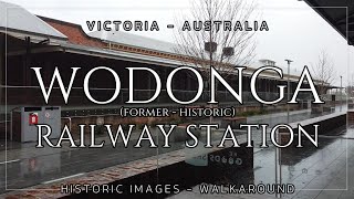 Historic images  Walkaround  Wodonga Railway Station former  historic  Victoria Australia [upl. by Gowon]