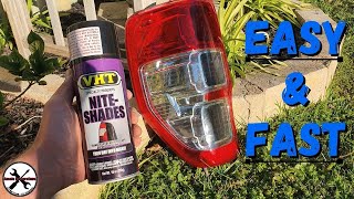 Tinting Tail Lights  VHT Niteshade Spray Paint [upl. by Ettelorahc]