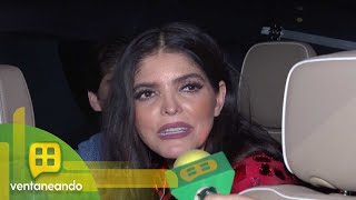 Ana Bárbara evita entrar en una guerra de declaraciones con José Emilio Fernández  Ventaneando [upl. by Garry166]