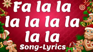 Falalalala song with Lyrics  Deck the Halls with Lyrics Christmas song  Carol song [upl. by Beatrisa]