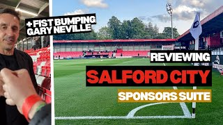 Salford City hospitality review  Sponsors Suite  The Padded Seat [upl. by Annecorinne]