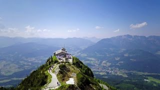 Das Kehlsteinhaus Eagles Nest bei Berchtesgaden auf dem Kehlstein 2015 Luftaufnahme [upl. by Yaron]