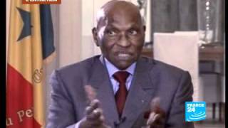 Le président sénégalais Abdoulaye Wade [upl. by Nyrehtak389]