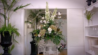 A classic formal floristry design for large environments The base foundation Part 1 of 4 [upl. by Ellennaj]