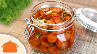 Tomate Confit conserva de tomatinhos [upl. by Roseanna]