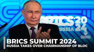 BRICS summit 2024 Russia takes over chairmanship of bloc [upl. by Campman]