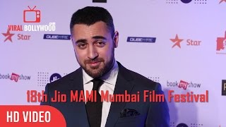 Imran Khan At 18th Jio MAMI Mumbai Film Festival 2016 [upl. by Derwin]