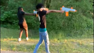 Splatt R ball gun war🔥IN THE HOOD👀 PT 1 [upl. by Nojel]