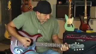 Electric Guitar demo Gretsch Corvette Bo Diddley Jeff Beck [upl. by Dikmen]