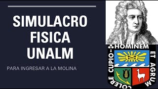 Examen agraria la MOLINA física EXAMEN de admisión [upl. by Aicirtan]