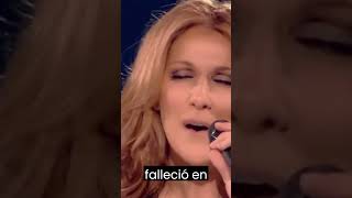 Celine Dion DEDICA la canción Parler à mon pere a su difunto PADRE shorts [upl. by Nilreb]