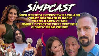 SimpCast Rekieta Reactions Violet Brandani Return Trans amp Olympic Drag Chirp [upl. by Enorej]