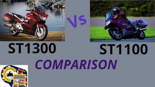 Honda ST1100 vs ST1300 Pan European [upl. by Goodill100]