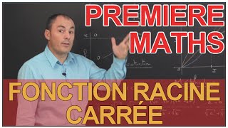 Fonction racine carrée  Maths 1ère  Les Bons Profs [upl. by Nwahsem]