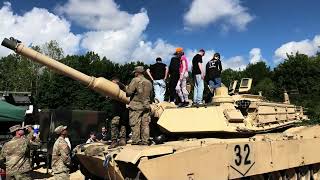 Fritzlar Hessentag 27 Mai 2024 Bundeswehr Präsentation von Hubschraubern Düsenjäger Panzer usw [upl. by Lou]