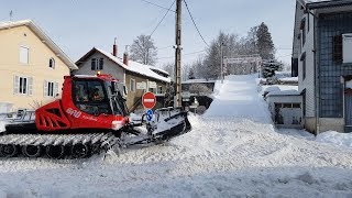 TransJu 2019  Enneigement du village des Rousses [upl. by Enelra694]