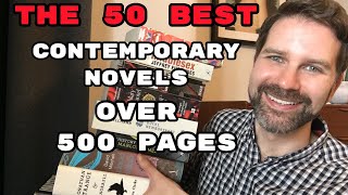 The 50 Best Contemporary Novels Over 500 Pages [upl. by Anagrom638]