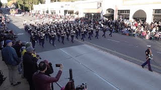 USMC West Coast Composite Band  Semper Fidelis  2020 Pasadena Rose Parade [upl. by Motteo]