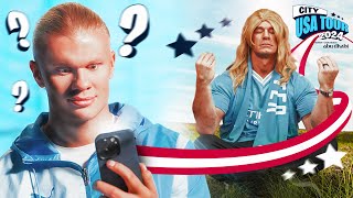 JOHN CENA calls Erling Haaland  Man City are coming to the US  Tour 2024 [upl. by Poppy]