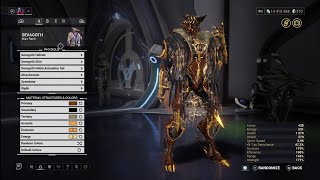 warframe 3 skins SEVAGOTH fashion frame [upl. by Akila166]