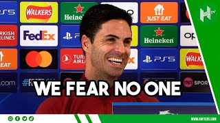 NO FEAR mentality we are READY for Bayern  Mikel Arteta PUMPED for UCL quarter finals [upl. by Atul]