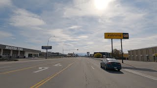 Cranbrook BC Canada  Driving Through the City Highway 3 [upl. by Aiekram215]