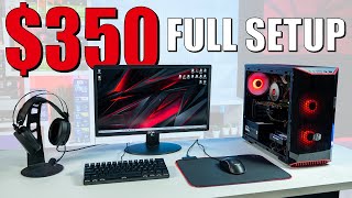 350 FULL PC Gaming Setup and How To Upgrade It Over Time [upl. by Yorgerg]