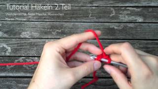 Tutorial HÃ¤keln 2 Teil [upl. by Norrab630]