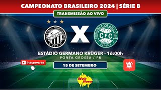 Operário Ferroviário 2x1 Coritiba FC AO VIVO  BRASILEIRO 2024 Série B [upl. by Hallagan5]