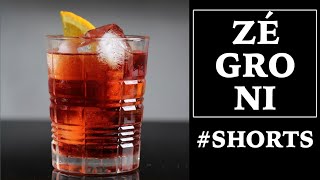 Zegroni variação do Negroni com cachaça coquetéis shorts [upl. by Naugal]