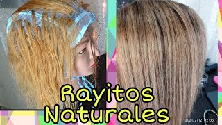 Cómo Hacer Mechas o Rayitos con gorro paso a paso muy fácil desde casa luces mechascongorro [upl. by Iives]